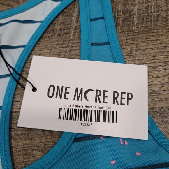 ZYIA | Active Havana Tank Top Pattern Pink Embers Striped | Sz. XS - Picture 8 of 10